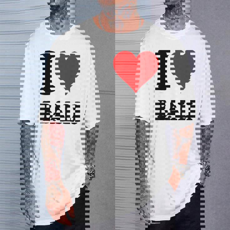 I Love Bali Tシャツ 彼への贈り物
