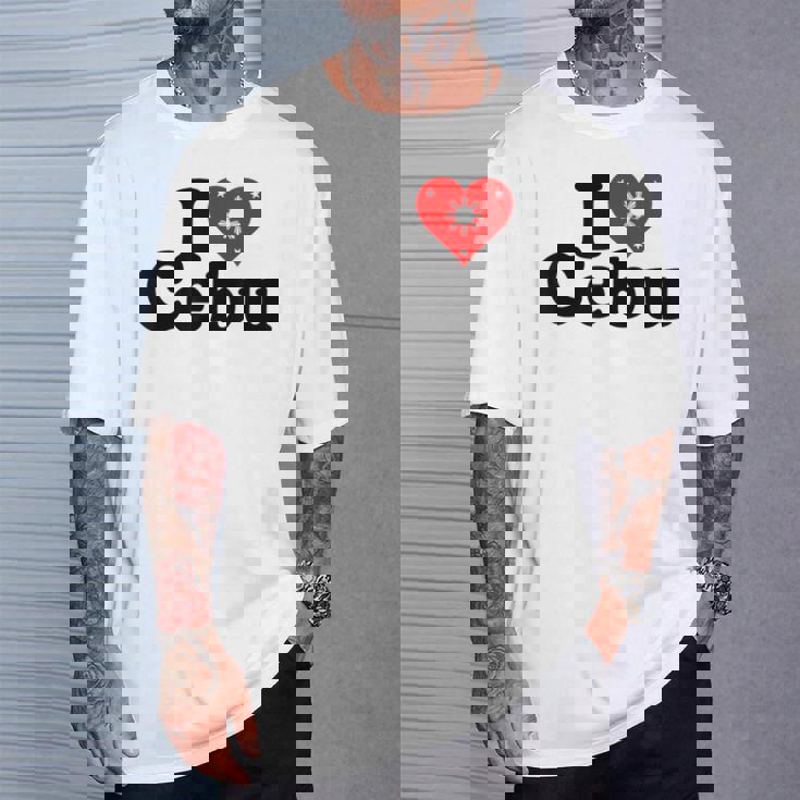I Love Heart Cebu フィリピン諸島 Tシャツ 彼への贈り物