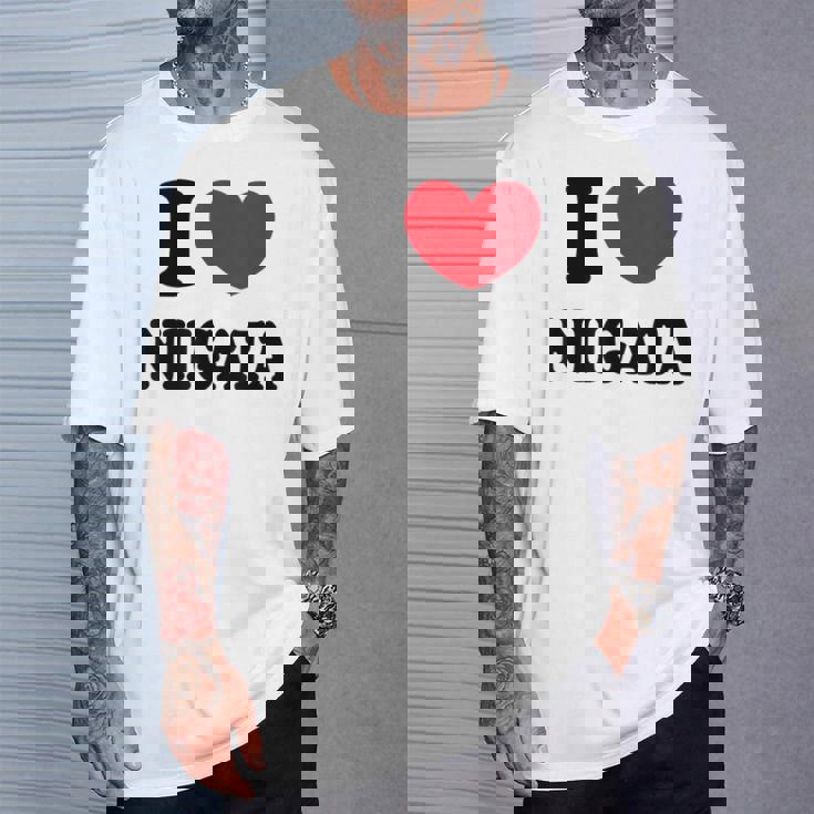 I Love Niigata 新潟大好き Tシャツ 彼への贈り物