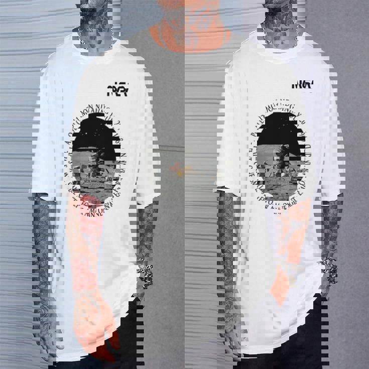 Nasa アポロ11号 月面着陸 1969年7月20日 長袖tシャツ Tシャツ 彼への贈り物