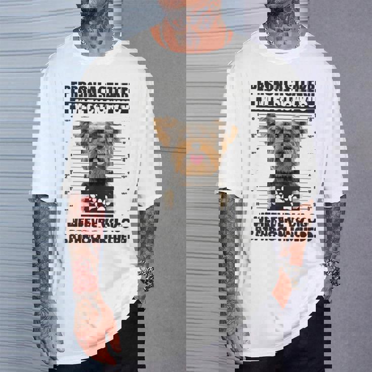 Personaltalker Yorkie ファニーヨークシャー犬好き オーナーミーム Tシャツ 彼への贈り物