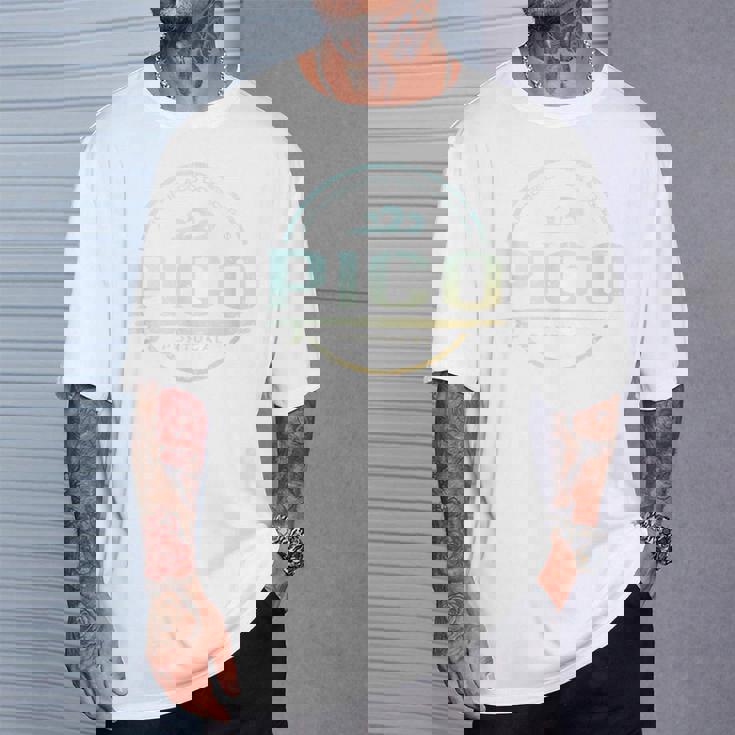 Pico Portugal レトロ ピコ ポルトガル ヴィンテージ サーフ Tシャツ 彼への贈り物