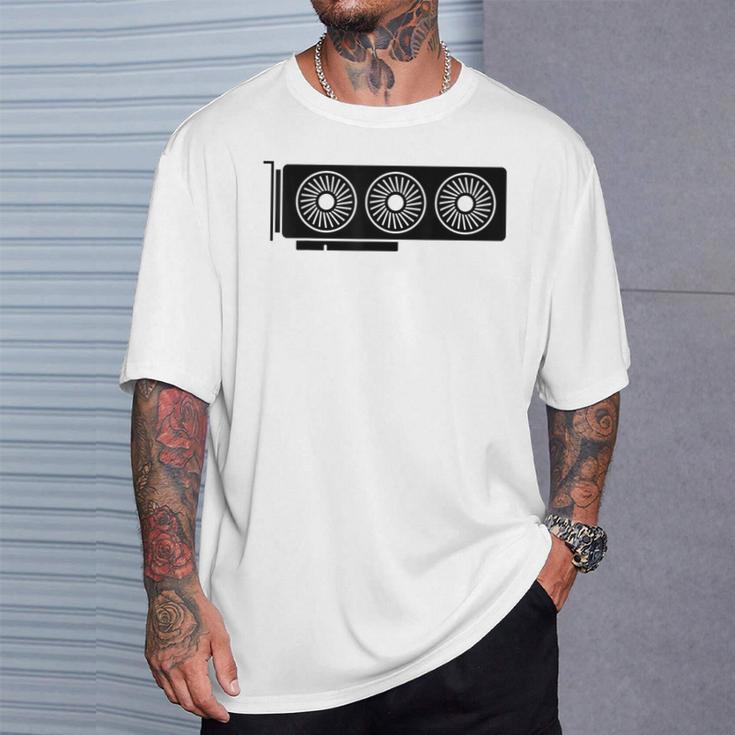Tarjeta Gráfica Gpu Tech Guy Geek Nerdoporte Técnico Camiseta unisex Regalos para él