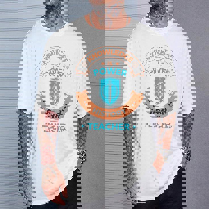 History Teacher 学校 歴史 先生 先生 Tシャツ 彼への贈り物