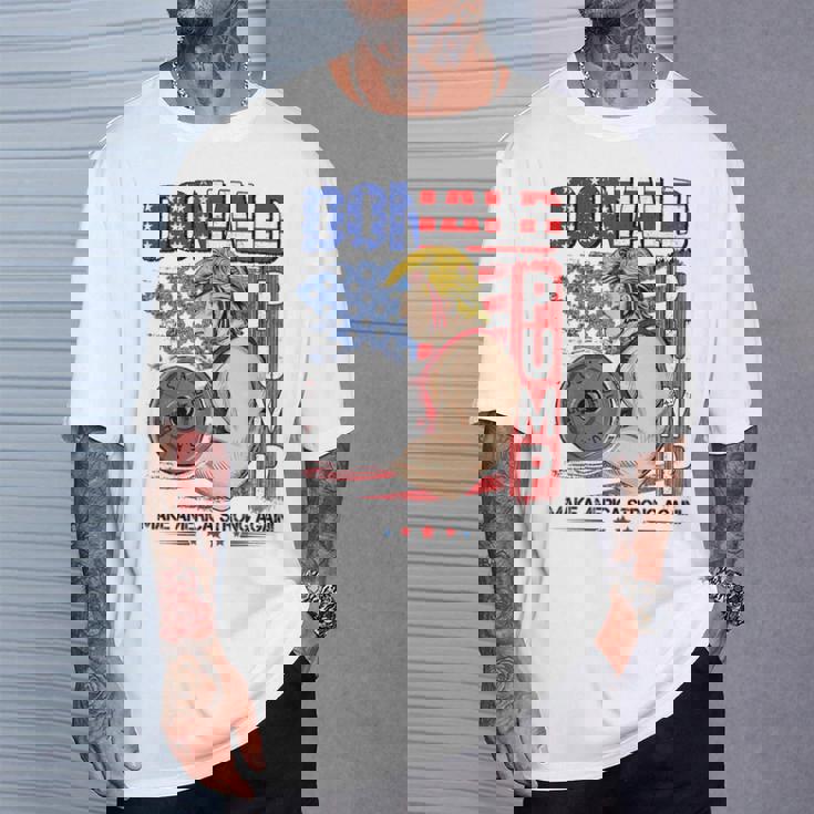 Trump Donald Pump Make Americatrong Again Tシャツ 彼への贈り物