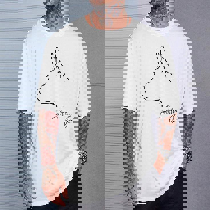 Wilsigns オーストラリアンケルピー インプロファイルドッグギフト Tシャツ 彼への贈り物