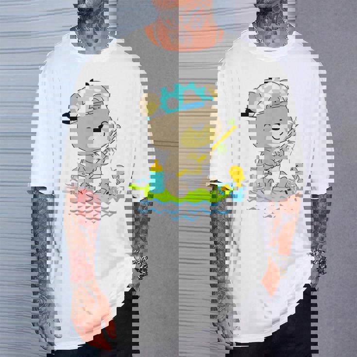 おむつ釣りのベビーベア Tシャツ 彼への贈り物