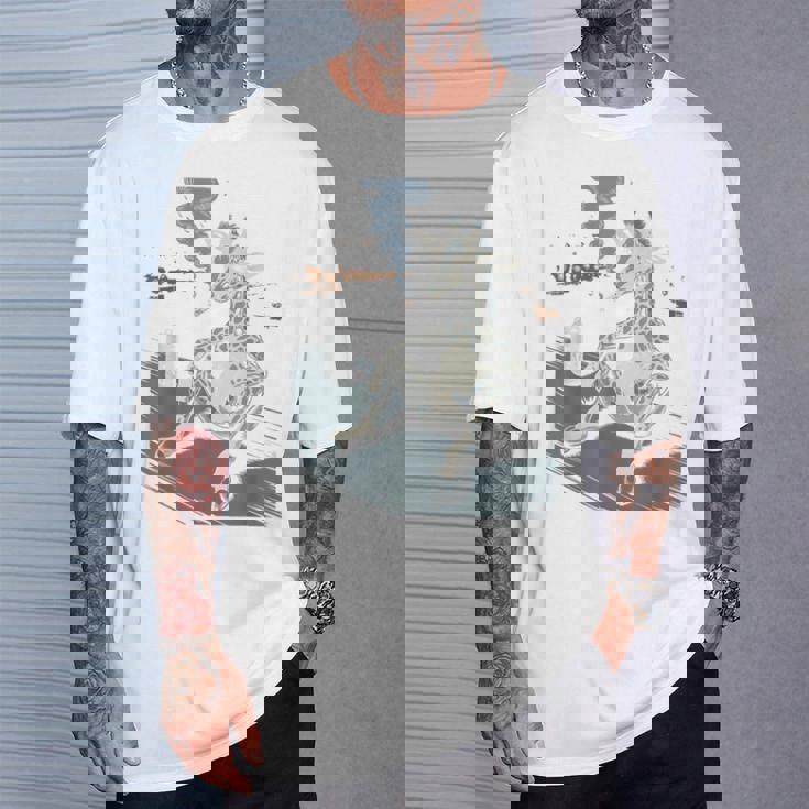 おもしろい 喫煙 キリン ビール キリン スモーカー Tシャツ 彼への贈り物