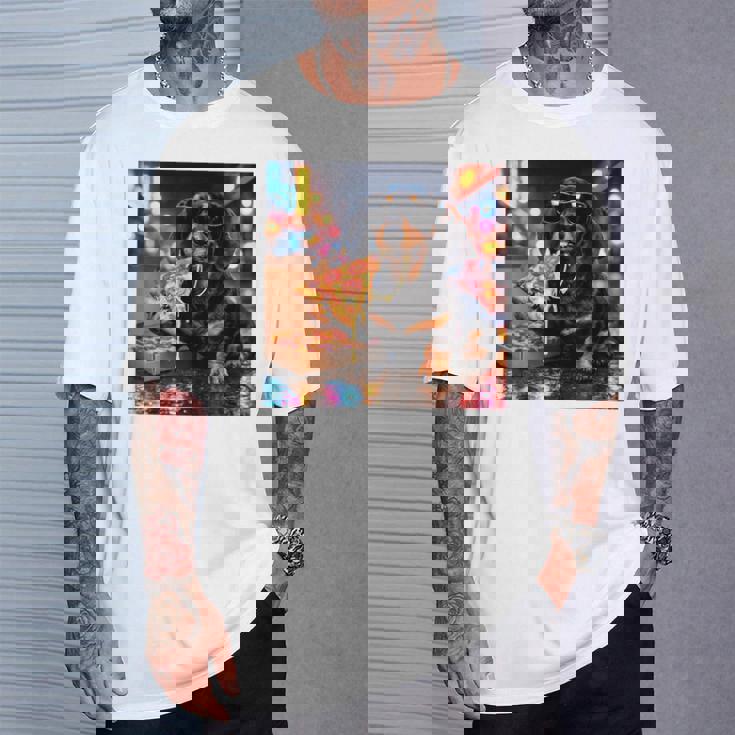 かわいい ダックスフンド 犬 ピザ 面白い 男の子 女の子 コスチューム 大人 ミーム Tシャツ 彼への贈り物