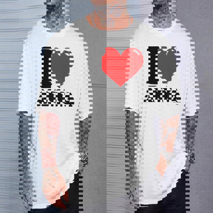 アイ・ラブ・アンナ Tシャツ 彼への贈り物