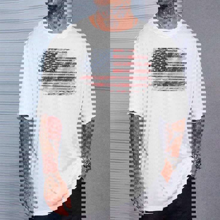 アメリカ国旗 アメリカ 星条旗 Usa Flagtars Andtripes Tシャツ 彼への贈り物