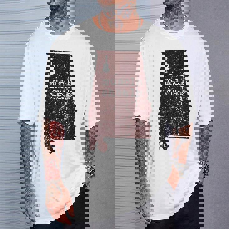 アラバママップ マッスルショールズ 録音 キャピタルロック グラフィック Tシャツ 彼への贈り物