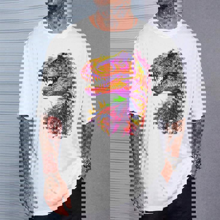 アロサウルス 恐竜モチーフ イラスト アロサウルス Tシャツ 彼への贈り物