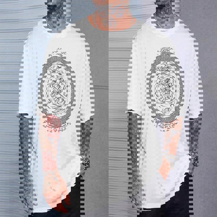 アンティキテラ メカニズム 線引き 長袖tシャツ Tシャツ 彼への贈り物