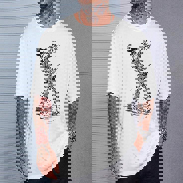 オズの土地 ビンテージアート ハロウィーン オズの魔法使い かかし Tシャツ 彼への贈り物