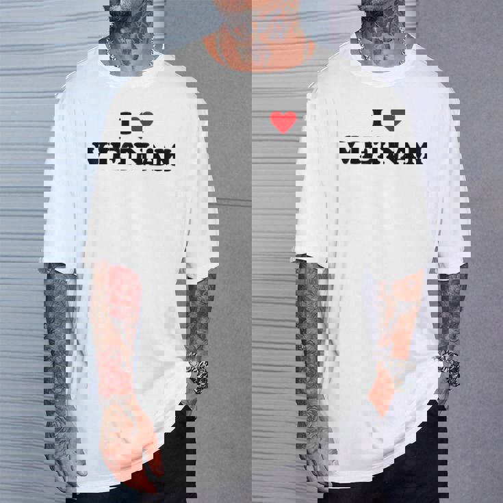 カントリーハートプライド-ファニーアイラブベトナム Tシャツ 彼への贈り物