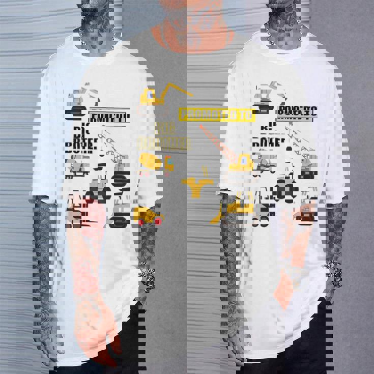 キッズ Big Brother ブルドーザーフォークリフトショベルに昇進。 Tシャツ 彼への贈り物