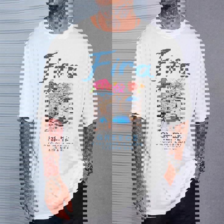 ギリシャ フィラ Thera ヴィンテージ ギリシャ Tシャツ 彼への贈り物