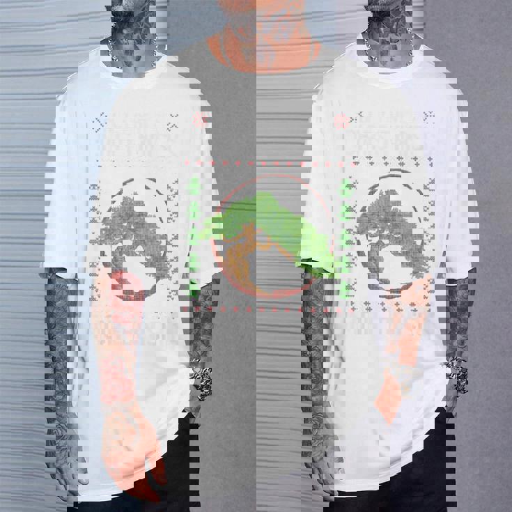 クリスマス 盆栽 醜い Xmas セーター クリスマス 盆栽 恋人 Tシャツ 彼への贈り物