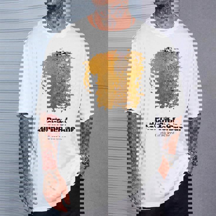 グスタフ・クリムト作 アデル・ブロッホバウアー・グランジの肖像 Tシャツ 彼への贈り物