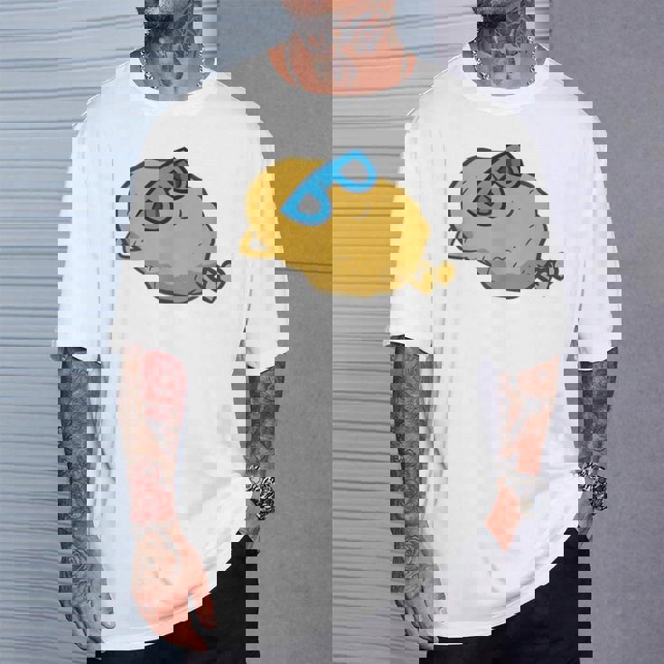 サングラスでかわいいポテチ リラックスポテチ Tシャツ 彼への贈り物