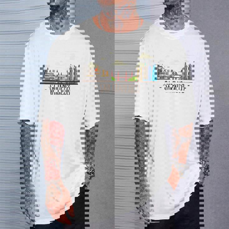 サンフランシスコカリフォルニアアメリカ合衆国-お土産 Usa Tシャツ 彼への贈り物