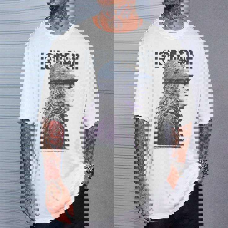 ジョン・レノン 平和な色調の肖像画 Tシャツ 彼への贈り物