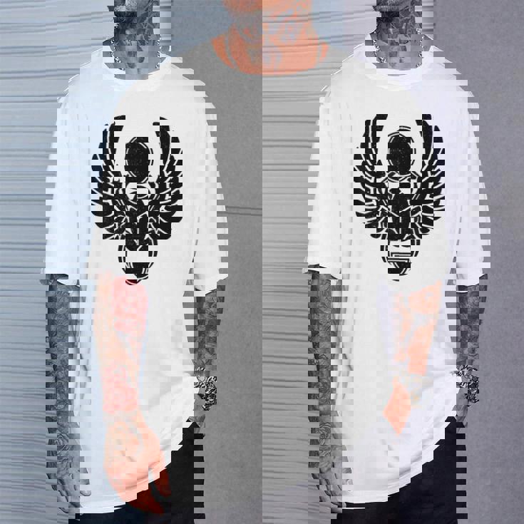 スカラベ カブトムシ 古代エジプトのシンボル Tシャツ 彼への贈り物