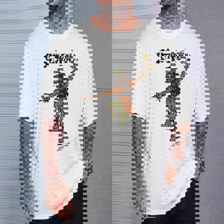 スカンキン ラスタマン ダンスホール ラスタ Tシャツ 彼への贈り物