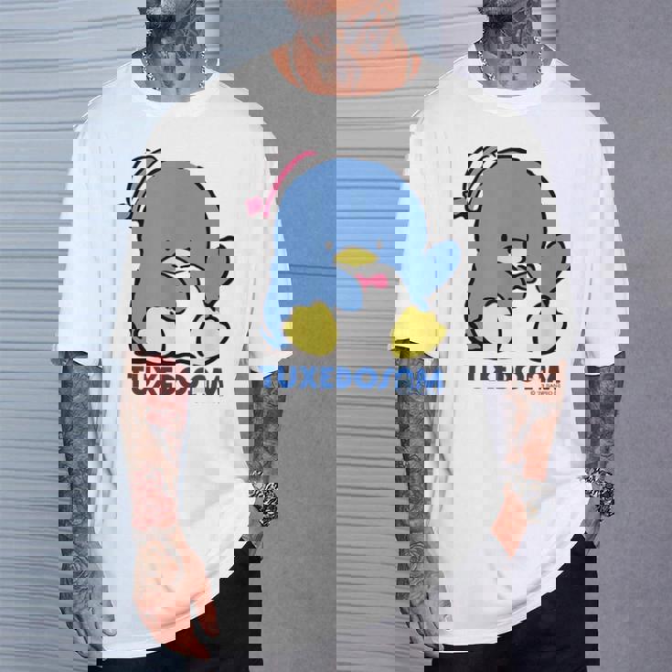 タキシードサム おすわり ライトカラー Tシャツ 彼への贈り物