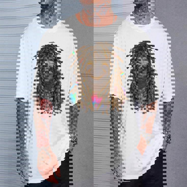 ドレッド ヒップホップ レゲエ 動物 ナマケモノ Tシャツ 彼への贈り物