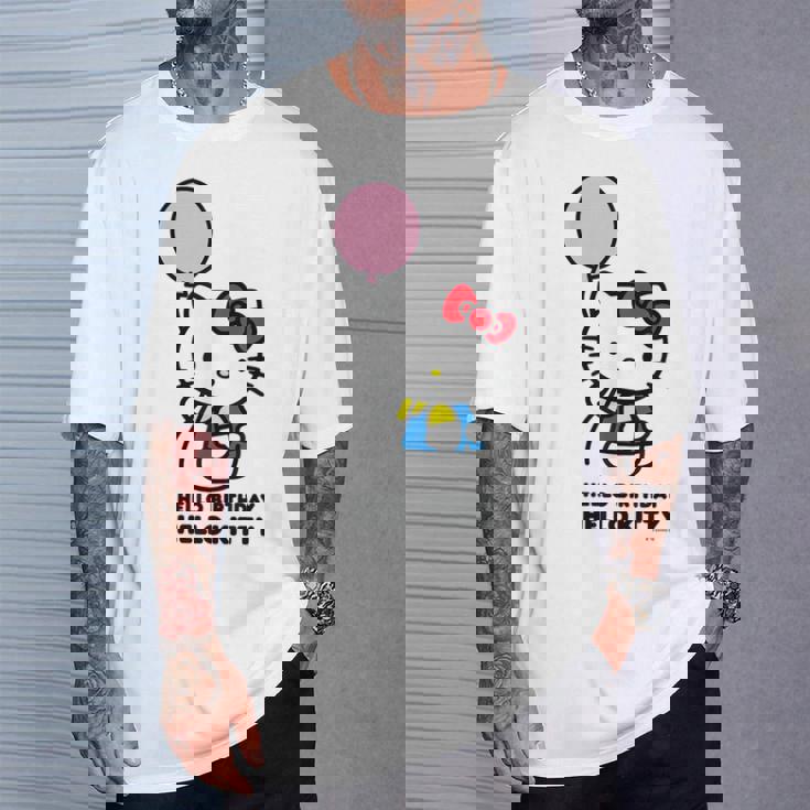 ハローキティ バルーン Tシャツ 彼への贈り物