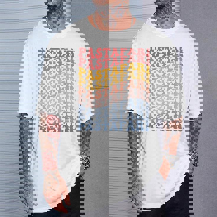 パスタファリ フライングスパゲッティモンスター Fsm グルービー Tシャツ 彼への贈り物