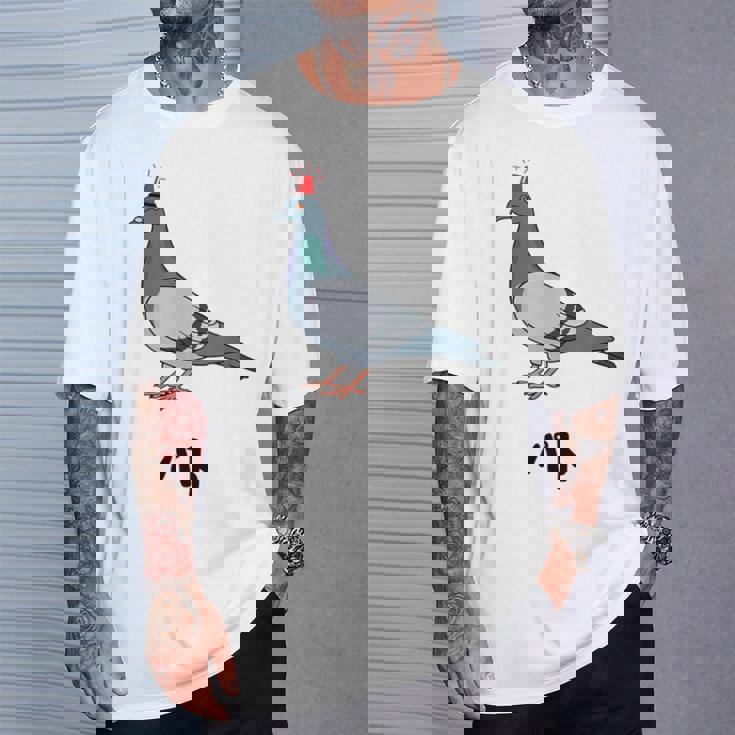 パト 鳩 ギャグ ジョーク 動物好き ダジャレ パトカー 警察 駄洒落 お笑い おもしろ ネタ Tシャツ 彼への贈り物