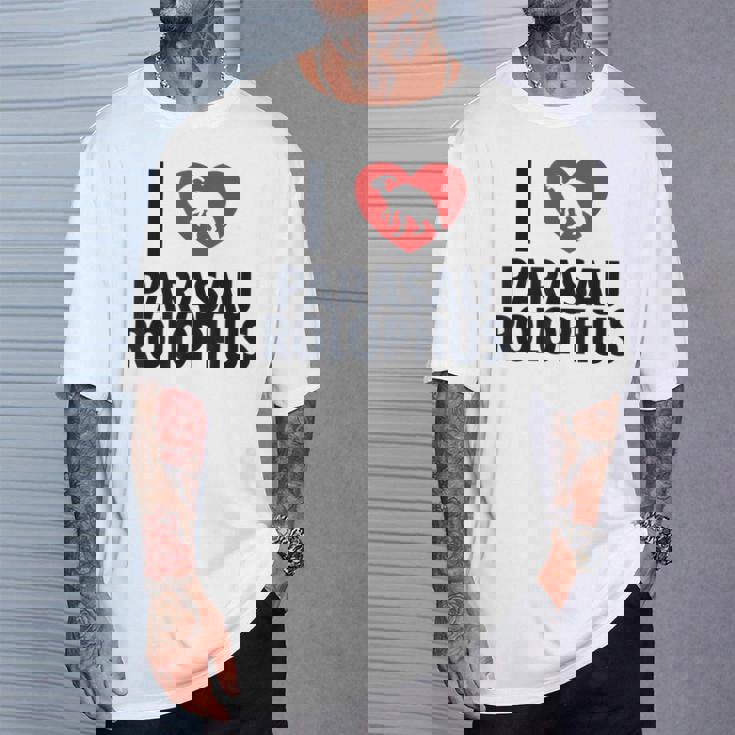 パラサウロロフスが大好き 恐竜好き パラサウロロフス Tシャツ 彼への贈り物