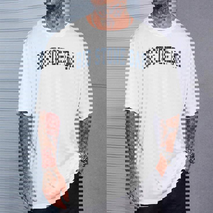 ビッグストーンギャップ バージニアva ヴィンテージ スポーツデザイン ネイビーデザイン Tシャツ 彼への贈り物