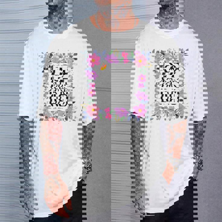 フローラル 92歳 誕生日プレゼント 男性 女性 92歳 愛用 Tシャツ 彼への贈り物