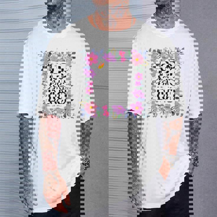 フローラル 93歳 誕生日プレゼント 男性 女性 93歳 愛用 Tシャツ 彼への贈り物