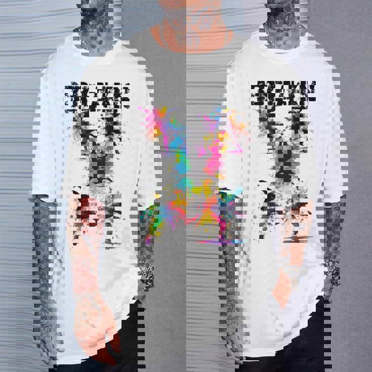 ブレイキン 面白いtシャツ ブレイクダンス おもしろtシャツ ダンス メンズ 文字入り おもしろ おもしろい Tシャツ 彼への贈り物