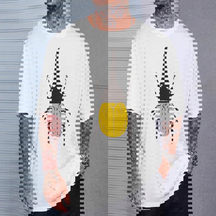 ヘラクレスオオカブト _昆虫_カブトムシ 長袖tシャツ Tシャツ 彼への贈り物