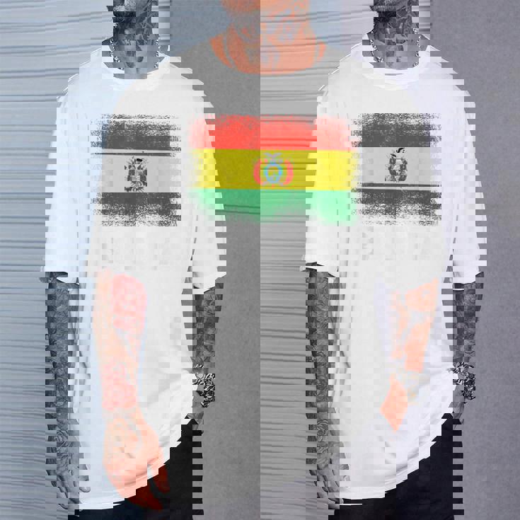 ボリビア国旗ボリビア Tシャツ 彼への贈り物