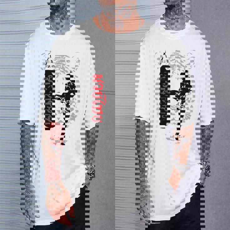 ムエタイ 格闘技 タイ ボクシング コーチ 恋人へのギフト Tシャツ 彼への贈り物