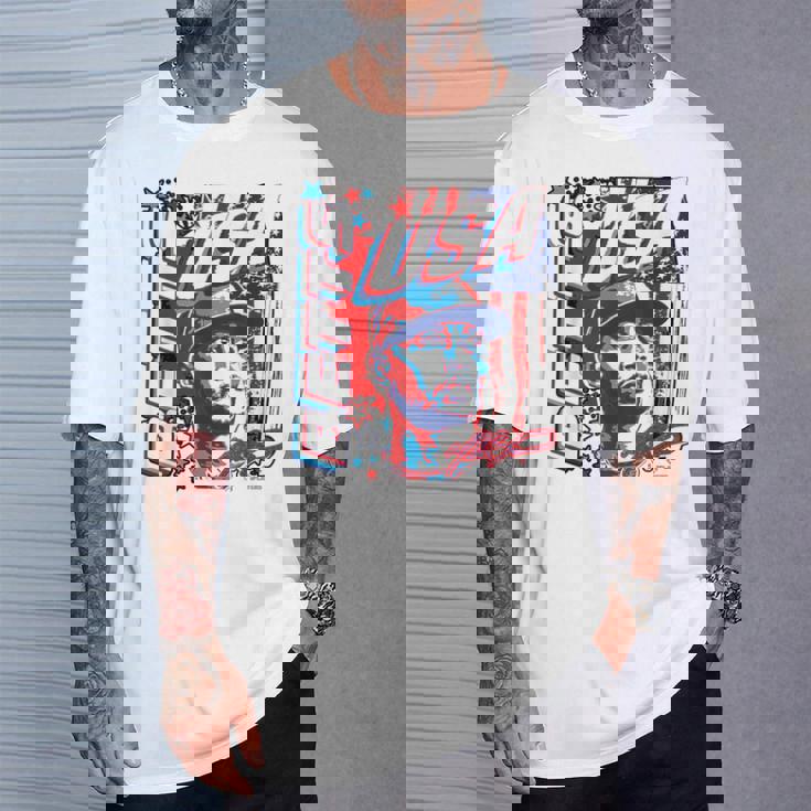 ムーキー・ベッツ・インターナショナル・ベースボールアメリカ Mlbpa Tシャツ 彼への贈り物