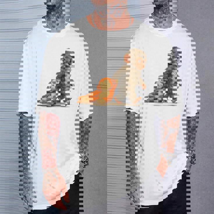 モンキーパンチ ベビー マカク リトルパンチ ビッグ キュート ラブ ぬいぐるみ Tシャツ 彼への贈り物