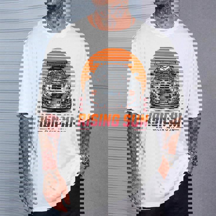 レトロ ヴィンテージ ジャパニーズjdm 東京ジャパン ドリフトレーシング サンカー Tシャツ 彼への贈り物