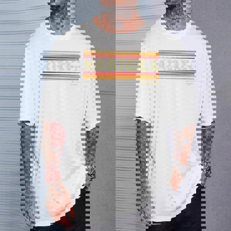 ヴィンテージ 80年代 盛岡 日本 レトロ グラフィック Tシャツ 彼への贈り物