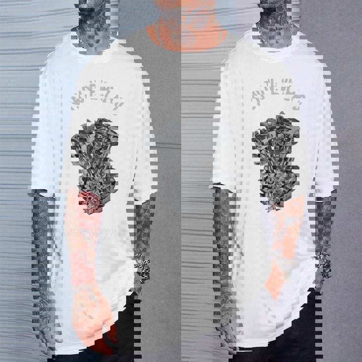 ヴィンテージ Hd オートバイtwin ショベルヘッド エンジン ドローイング バイカー 長袖tシャツ Tシャツ 彼への贈り物