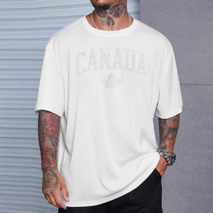 ヴィンテージ カナダ国旗 お土産 男の子 女の子 レトロ カナダ国旗 Tシャツ 彼への贈り物