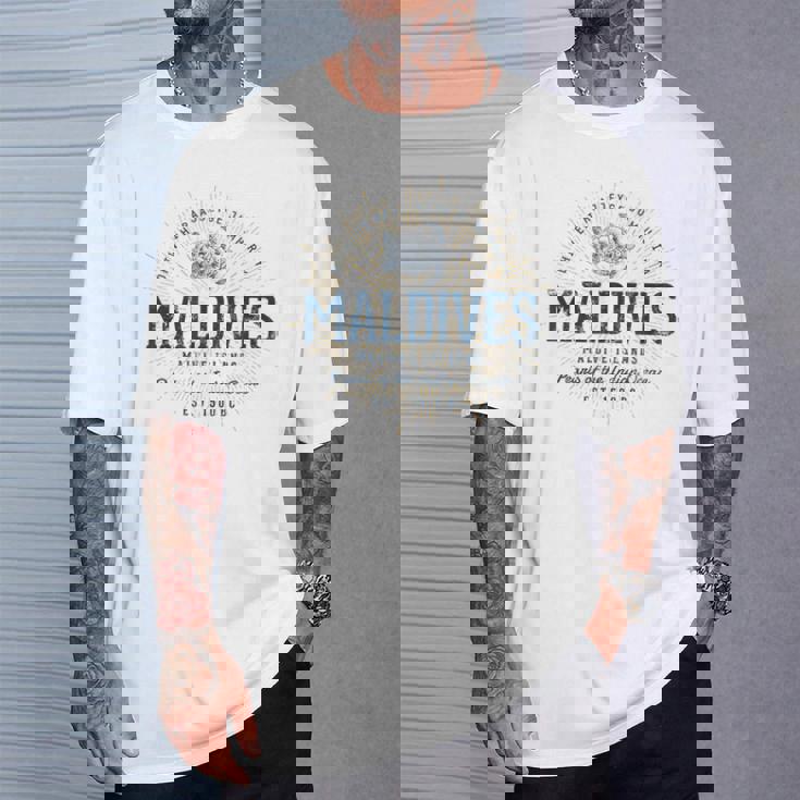 ヴィンテージ モルディブ レトロ Tシャツ 彼への贈り物