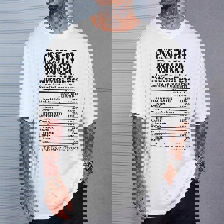 教頭栄養成分表おかしい Tシャツ 彼への贈り物